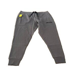 SkiDoo Signature Womens Sweatpants Joggers Pull on Drawstring XXL 2XL Gray Smoke